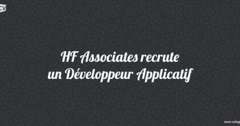 HF Associates recrute un Développeur Applicatif
