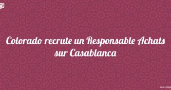 Colorado recrute un Responsable Achats