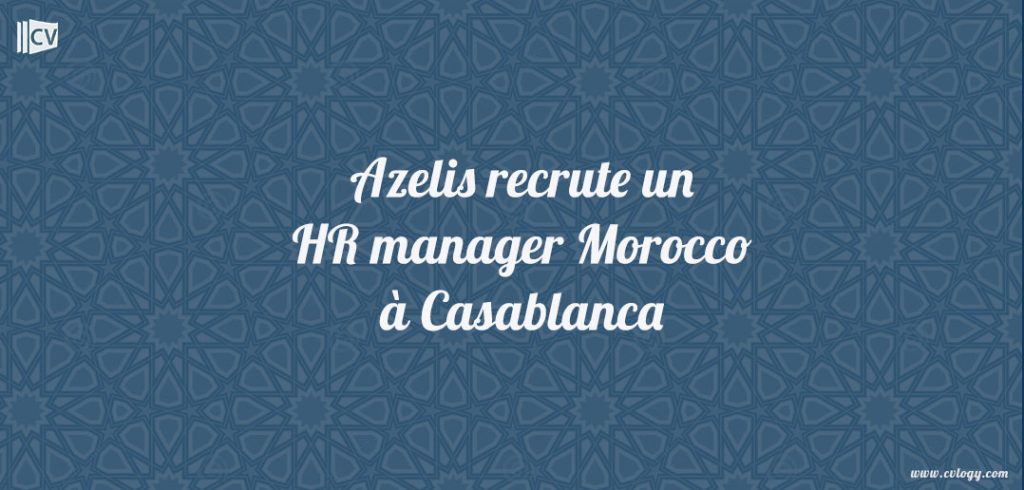 HR manager Morocco