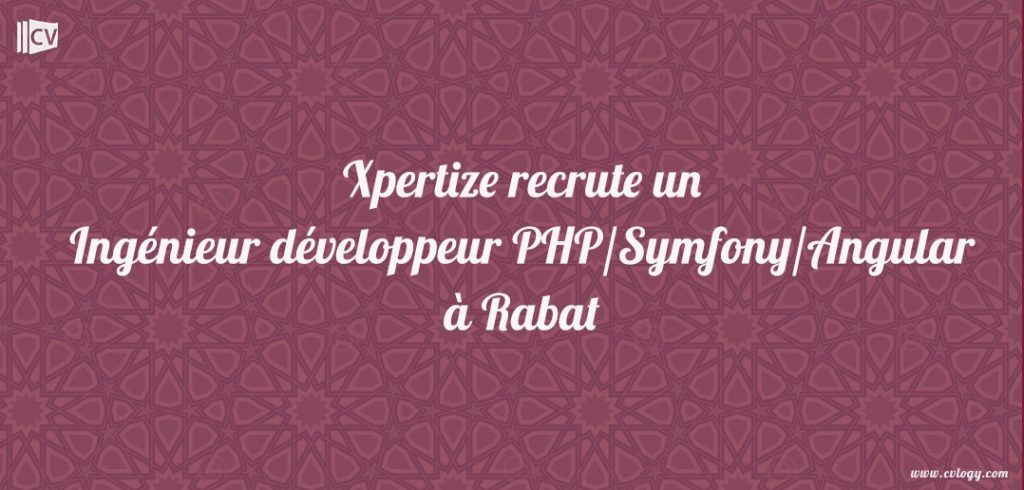 Ingénieur développeur PHP/Symfony/Angular