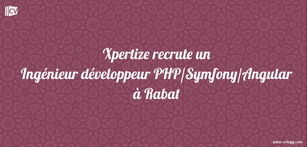 Ingénieur développeur PHP/Symfony/Angular