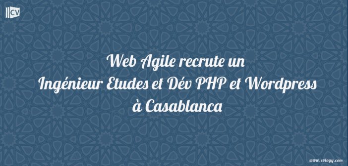 Ingénieur études et développement PHP et Wordpress