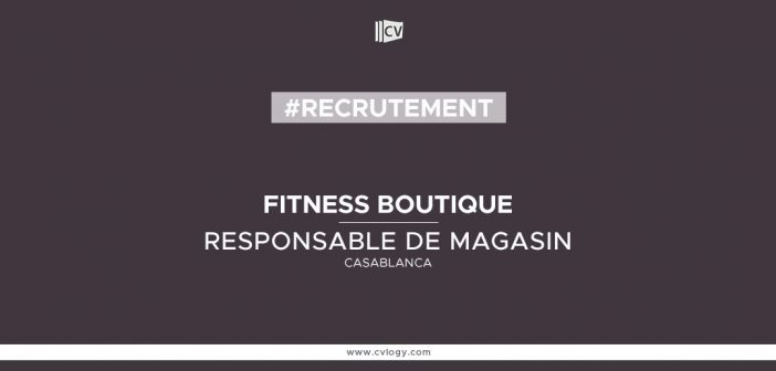 Responsable de magasin