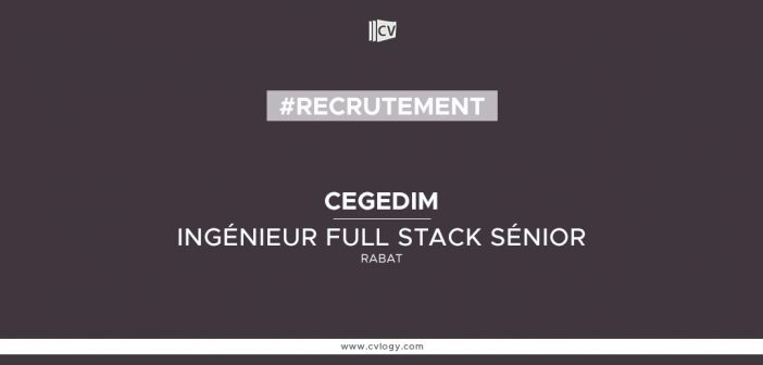 Ingénieur Full stack Sénior