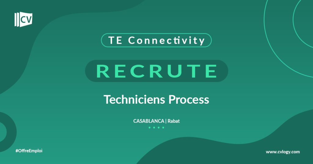 TE Connectivity recrute Techniciens Process