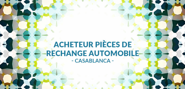 Acheteur spécialisé dans les pièces de rechange automobile