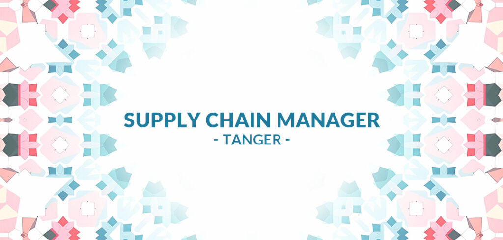 Cvlogy recrutement Supply Chain Manager tanger