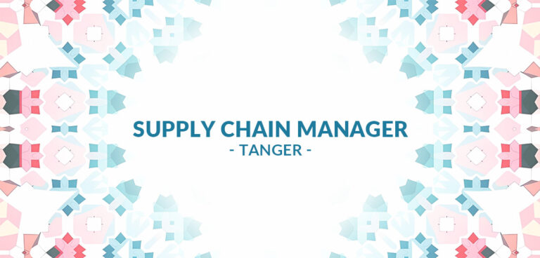 Cvlogy recrutement Supply Chain Manager tanger