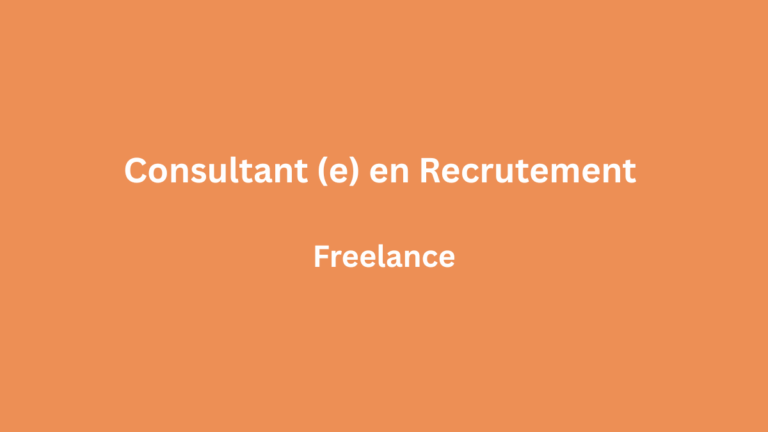 Consultant (e) en Recrutement Freelance