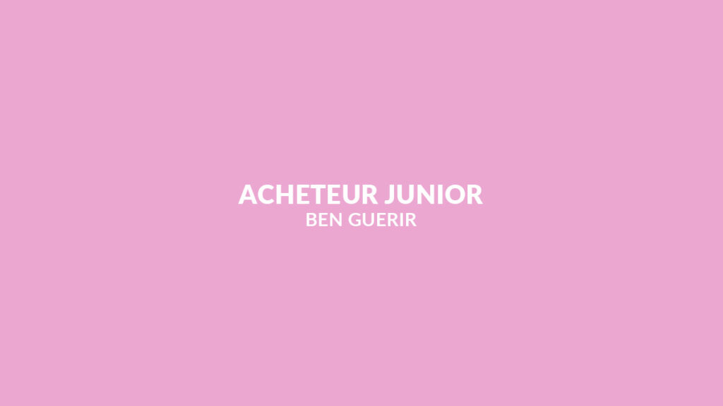 Acheteur Junior