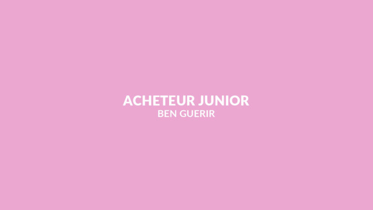 Acheteur Junior