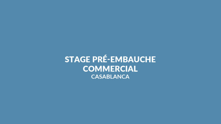Twice Box Offre Stage Pré-embauche Commercial à Casablanca Twice Box Offre Stage Pré-embauche Commercial à Casablanca
