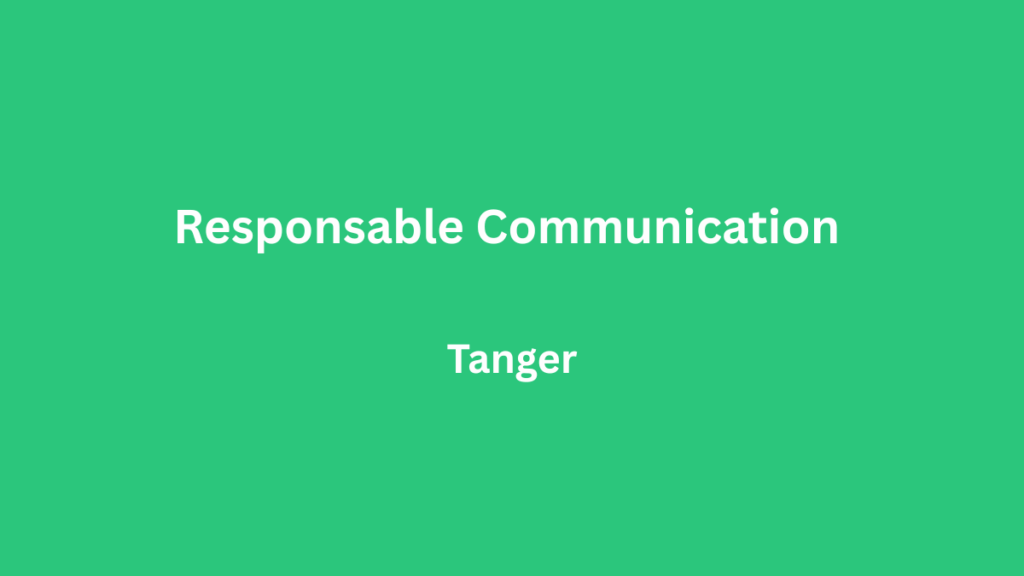 Responsable Communication à Tanger