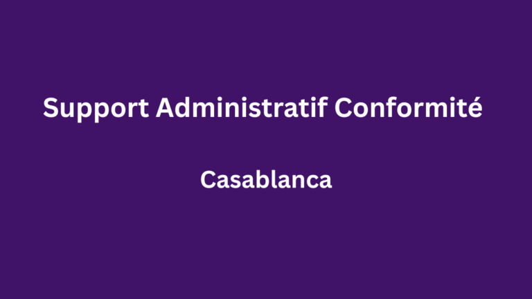 Support Administratif Conformité Freelance à Casablanca