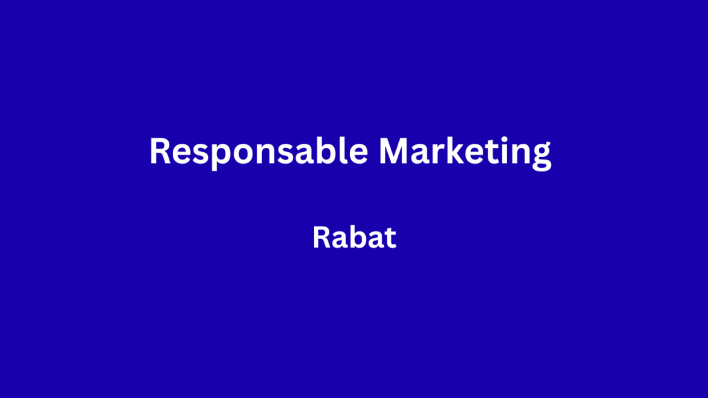 Responsable Marketing à Rabat
