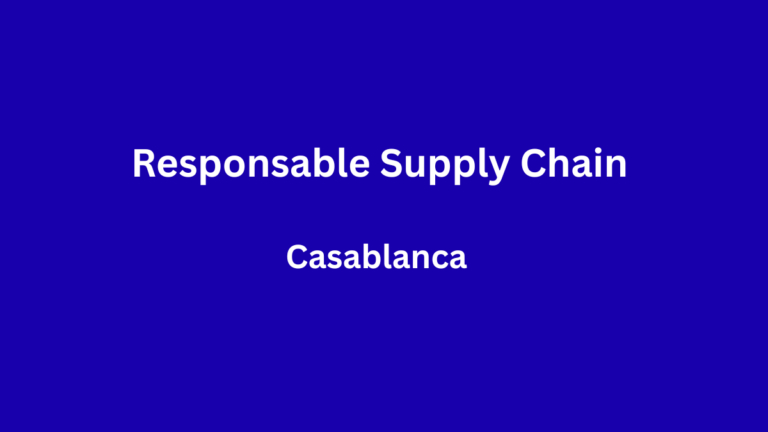 Responsable Supply Chain à Casablanca