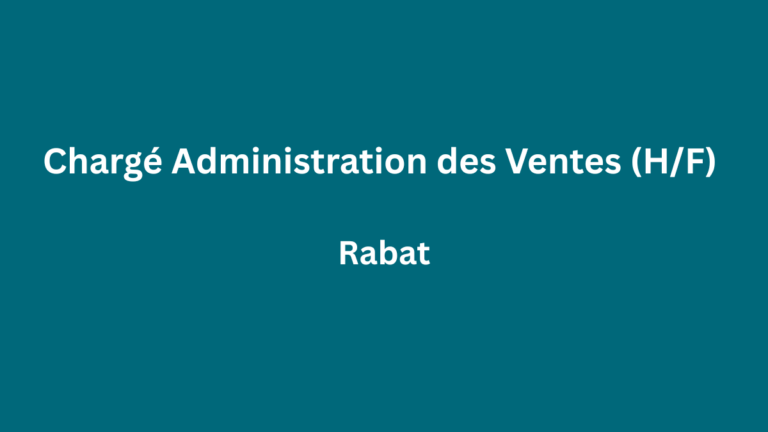 Super Auto recrute Chargé Administration des Ventes (HF) à Rabat