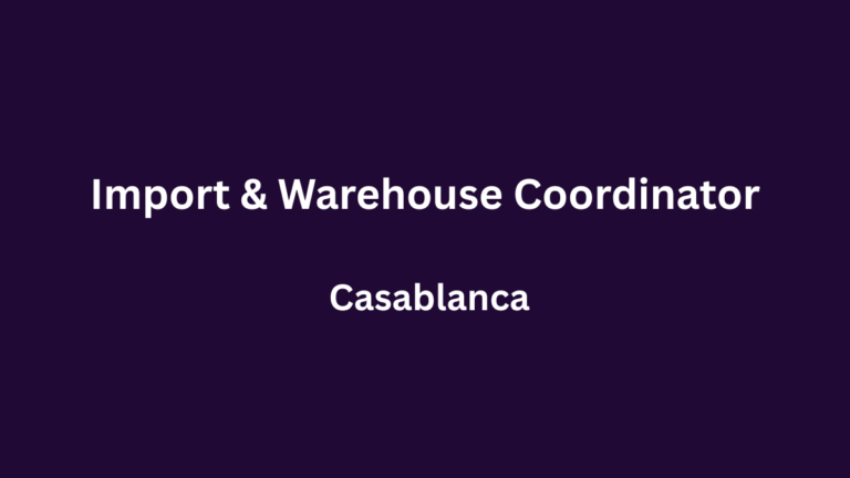 Import & Warehouse Coordinator