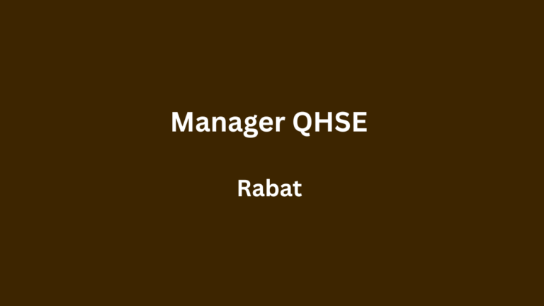 Groupe OKSA recrute Manager QHSE à Rabat