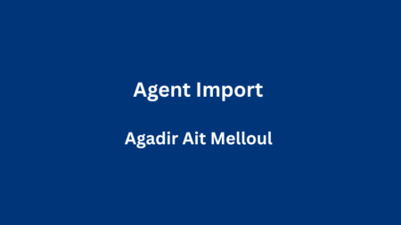SCPC SAPEL recrute Agent Import à Agadir Ait Melloul